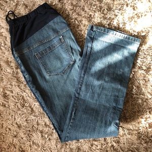 Motherhood maternity boot leg jeans